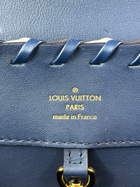 Louis Vuitton Blue Indigo Taurillon Calfskin Guinguette Capucines BB Crossbody/Shoulder Bag