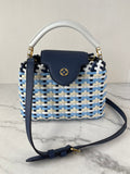 Louis Vuitton Blue Indigo Taurillon Calfskin Guinguette Capucines BB Crossbody/Shoulder Bag