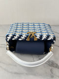 Louis Vuitton Blue Indigo Taurillon Calfskin Guinguette Capucines BB Crossbody/Shoulder Bag