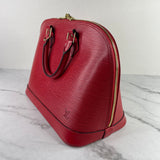 Louis Vuitton Red Epi Alma PM
