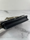 CHANEL Black Lambskin Quilted Trendy CC Wallet On Chain WOC Crossbody/Shoulder Bag