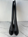 Saint Laurent Black Vanity Softy Calfskin Knee High Boots Size 36