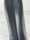 Saint Laurent Black Vanity Softy Calfskin Knee High Boots Size 36
