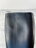 Saint Laurent Black Vanity Softy Calfskin Knee High Boots Size 36