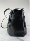 LOUIS VUITTON Black Epi Sac D’epaule GM Shoulder Bag