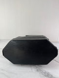LOUIS VUITTON Black Epi Sac D’epaule GM Shoulder Bag