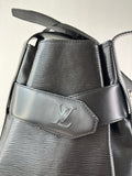 LOUIS VUITTON Black Epi Sac D’epaule GM Shoulder Bag