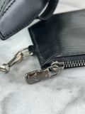 LOUIS VUITTON Black Epi Sac D’epaule GM Shoulder Bag