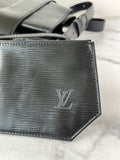 LOUIS VUITTON Black Epi Sac D’epaule GM Shoulder Bag