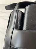 LOUIS VUITTON Black Epi Sac D’epaule GM Shoulder Bag