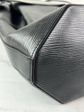 LOUIS VUITTON Black Epi Sac D’epaule GM Shoulder Bag