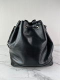 LOUIS VUITTON Black Epi Leather Petit Noe Shoulder Bag