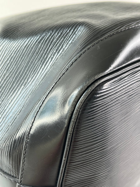LOUIS VUITTON Black Epi Leather Petit Noe Shoulder Bag