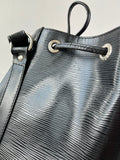LOUIS VUITTON Black Epi Leather Petit Noe Shoulder Bag