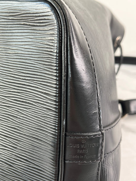 LOUIS VUITTON Black Epi Leather Petit Noe Shoulder Bag