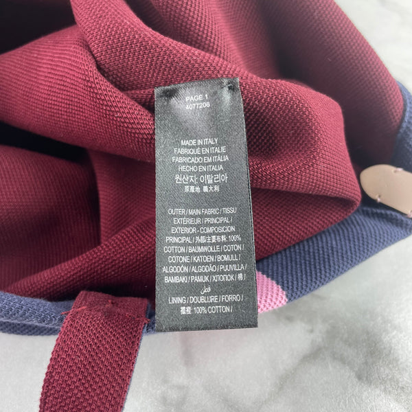 Burberry Navy/Rose Pink Shopper Tote