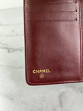 Chanel Black L-Zip Lambskin Wallet