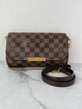 LOUIS VUITTON Damier Ebene Favorite PM Crossbody/Shoulder Bag