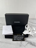 Chanel Black L-Zip Lambskin Wallet