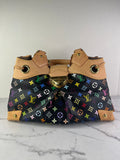 LOUIS VUITTON Monogram Black Multicolor Ursula Shoulder Bag