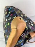 LOUIS VUITTON Monogram Black Multicolor Ursula Shoulder Bag