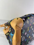 LOUIS VUITTON Monogram Black Multicolor Ursula Shoulder Bag