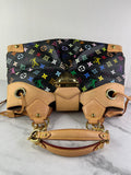 LOUIS VUITTON Monogram Black Multicolor Ursula Shoulder Bag