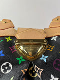 LOUIS VUITTON Monogram Black Multicolor Ursula Shoulder Bag