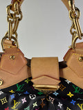LOUIS VUITTON Monogram Black Multicolor Ursula Shoulder Bag