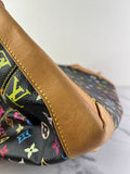 LOUIS VUITTON Monogram Black Multicolor Ursula Shoulder Bag