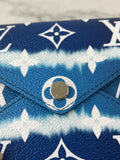 LOUIS VUITTON Blue ESCALE Medium Pochette Kirigami Passport Holder/Pouch