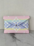 LOUIS VUITTON Pastel ESCALE Large Pochette Kirigami Clutch/Pouch