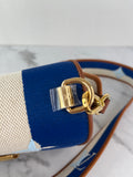 LOUIS VUITTON Multicolor TWIST MM Embroidered Stripe Canvas Shoulder/Crossbody Bag