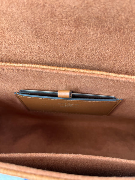 LOUIS VUITTON Multicolor TWIST MM Embroidered Stripe Canvas Shoulder/Crossbody Bag