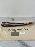 LOUIS VUITTON Multicolor TWIST MM Embroidered Stripe Canvas Shoulder/Crossbody Bag