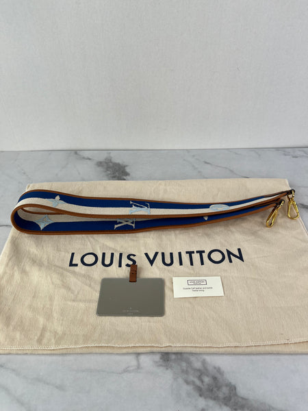 LOUIS VUITTON Multicolor TWIST MM Embroidered Stripe Canvas Shoulder/Crossbody Bag
