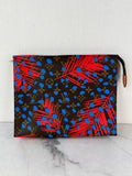 LOUIS VUITTON Monogram Coquelicot/Denim Jungle Dots Toiletry Pouch 26