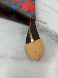 LOUIS VUITTON Monogram Coquelicot/Denim Jungle Dots Toiletry Pouch 26