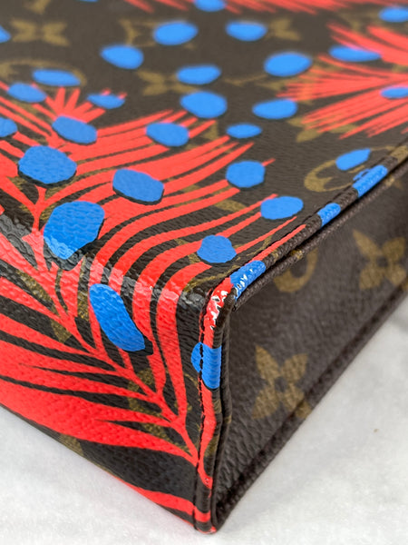 LOUIS VUITTON Monogram Coquelicot/Denim Jungle Dots Toiletry Pouch 26