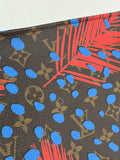 LOUIS VUITTON Monogram Coquelicot/Denim Jungle Dots Toiletry Pouch 26