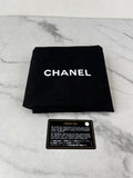 CHANEL Black Caviar Quilted Large Vanity Pouch