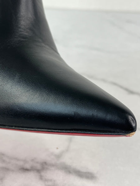 Christian Louboutin Black So Kate Booty 100 Size 38.5