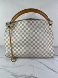 LOUIS VUITTON Damier Azur Artsy MM Shoulder Bag