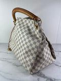LOUIS VUITTON Damier Azur Artsy MM Shoulder Bag