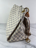 LOUIS VUITTON Damier Azur Artsy MM Shoulder Bag