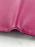 PRADA Deep Pink Saffiano Passport Holder/Wallet
