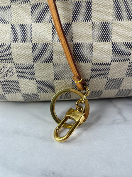 LOUIS VUITTON Damier Azur Artsy MM Shoulder Bag
