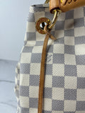 LOUIS VUITTON Damier Azur Artsy MM Shoulder Bag
