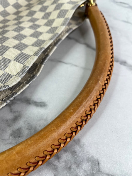 LOUIS VUITTON Damier Azur Artsy MM Shoulder Bag