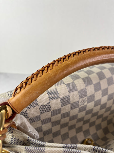 LOUIS VUITTON Damier Azur Artsy MM Shoulder Bag